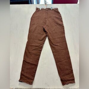 Vintage Bonjour Jeans Women’s 14 High Waist Brown Tapered Leg Made in USA 80/90